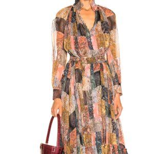 ZIMMERMANN -  NINETY SIX SMOCK DRESS  - Patchwork Paisley